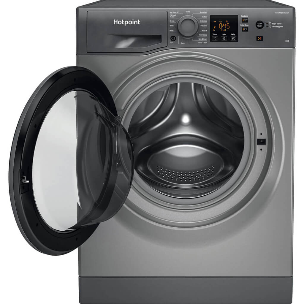 Hotpoint NSWM 863C GG UK N Washing Machine - Graphite