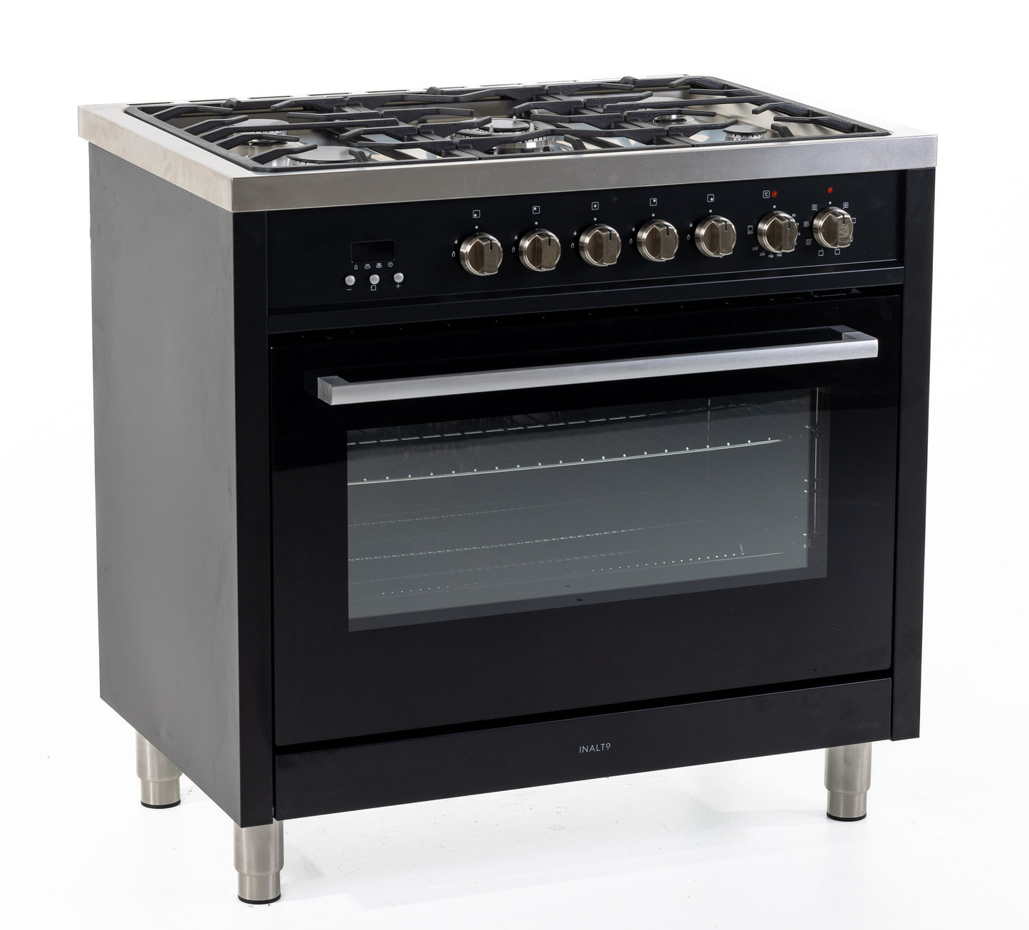 Inalto IR90DFB/SS Dual Fuel Range Cooker