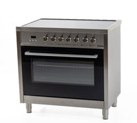 Inalto IR90DFB/SS Dual Fuel Range Cooker