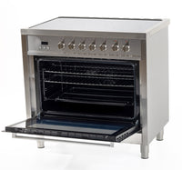 Inalto IR90DFB/SS Dual Fuel Range Cooker