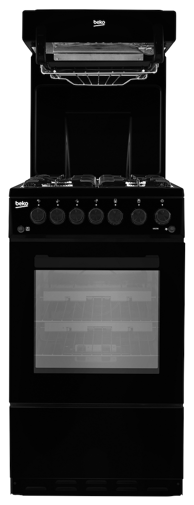 Beko KA52NEK Freestanding Gas Single Oven Cooker - Black