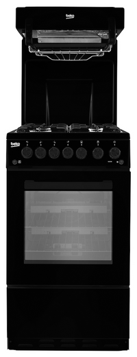 Beko KA52NEK Freestanding Gas Single Oven Cooker - Black
