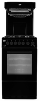 Beko KA52NEK Freestanding Gas Single Oven Cooker - Black
