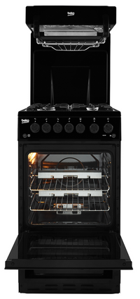Beko KA52NEK Freestanding Gas Single Oven Cooker - Black