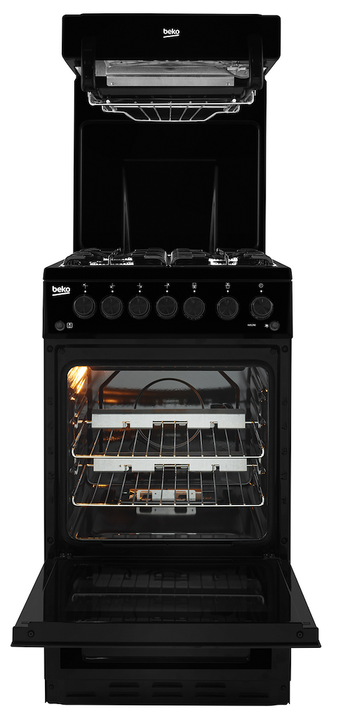Beko KA52NEK Freestanding Gas Single Oven Cooker - Black