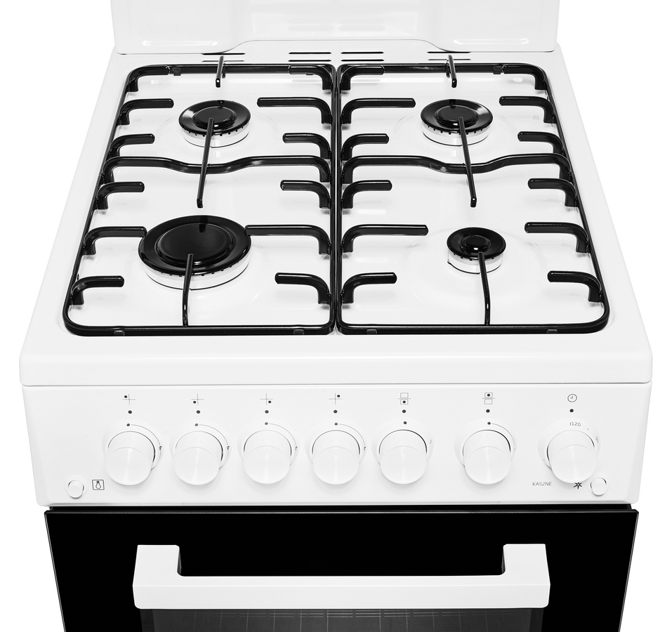 Beko KA52NEW Freestanding Gas Single Oven Cooker - White