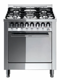 Lofra Maxima 70cm 5-Burner Dual Fuel Range Cooker - Stainless Steel (60110026)
