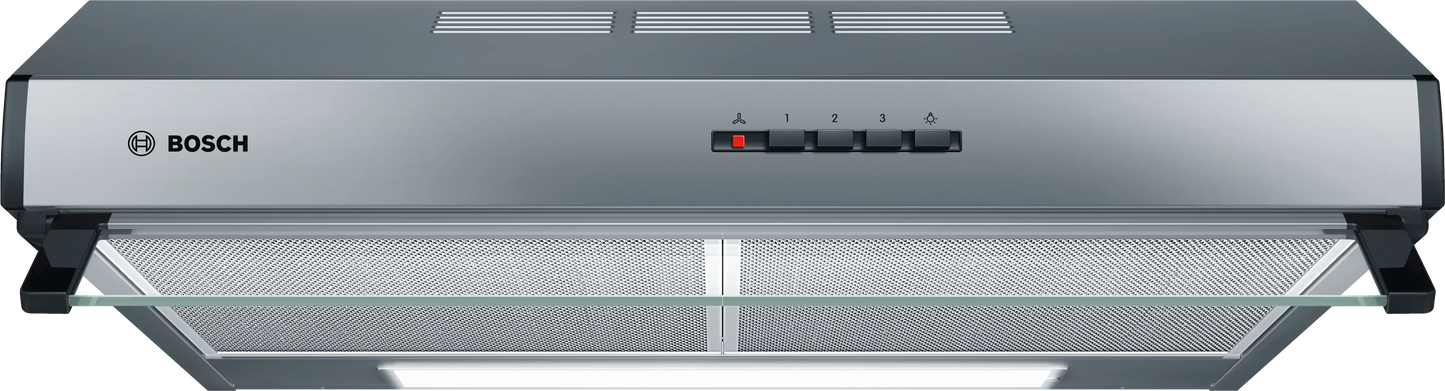 Bosch DUL63CC50B Series 4 Traditional Cooker Hood, Stainless Steel, D Rated