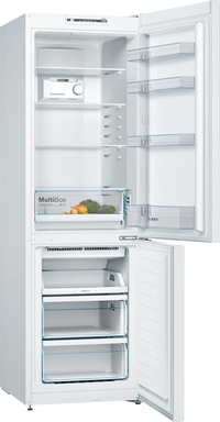 Bosch KGN36NWEAG Series 2 Frost Free Fridge Freezer, 60/40, White, E Rated