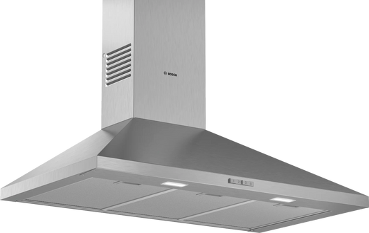 Bosch DWP94BC50B Series 2, Wall-mounted cooker hood, 90 cm, Stainless steel