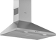 Bosch DWP74BC50B Series 2 75cm Chimney Cooker Hood, Stainless Steel, C Rated