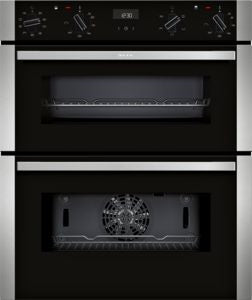 Neff J1ACE2HN0B N50 Built-Under Electric Double Oven, Stainless Steel, A Rated