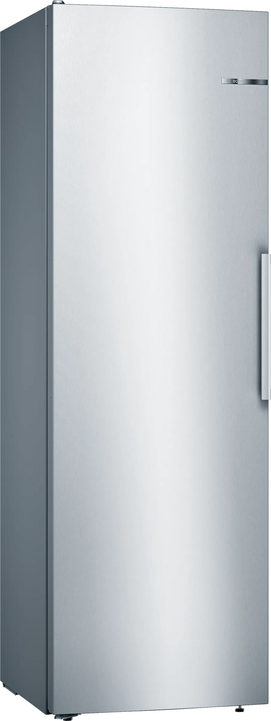 Bosch KSV36VLEP Series 4 Tall Larder Fridge, Inox-look, E Rated