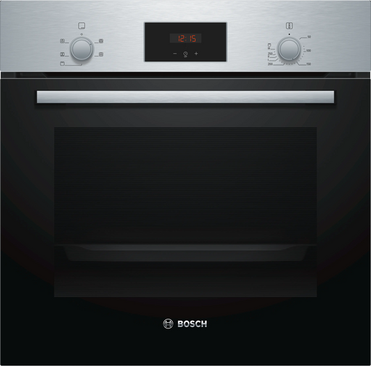 Bosch HHF113BR0B Series 2 Built-In Electric Single Oven, Stainless Steel, A Rated