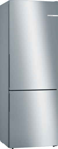 Bosch KGE49AICAG Series 6 Low Frost Fridge Freezer, 60/40, Stainless Steel, C Rated