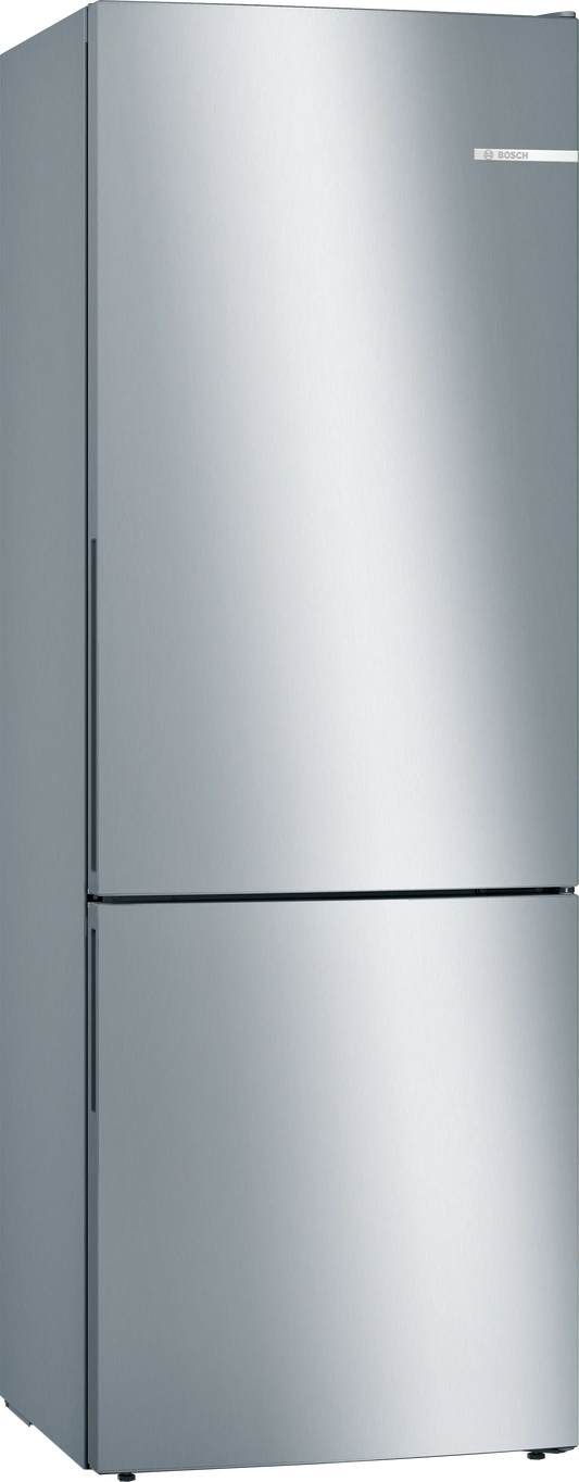 Bosch KGE49AICAG Series 6 Low Frost Fridge Freezer, 60/40, Stainless Steel, C Rated