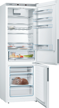 Bosch KGE49AWCAG Series 6 70cm Free-standing fridge-freezer with freezer at bottom 201 x 70 cm White