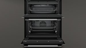 Neff J1ACE2HN0B N50 Built-Under Electric Double Oven, Stainless Steel, A Rated