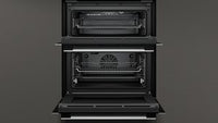 Neff J1ACE2HN0B N50 Built-Under Electric Double Oven, Stainless Steel, A Rated