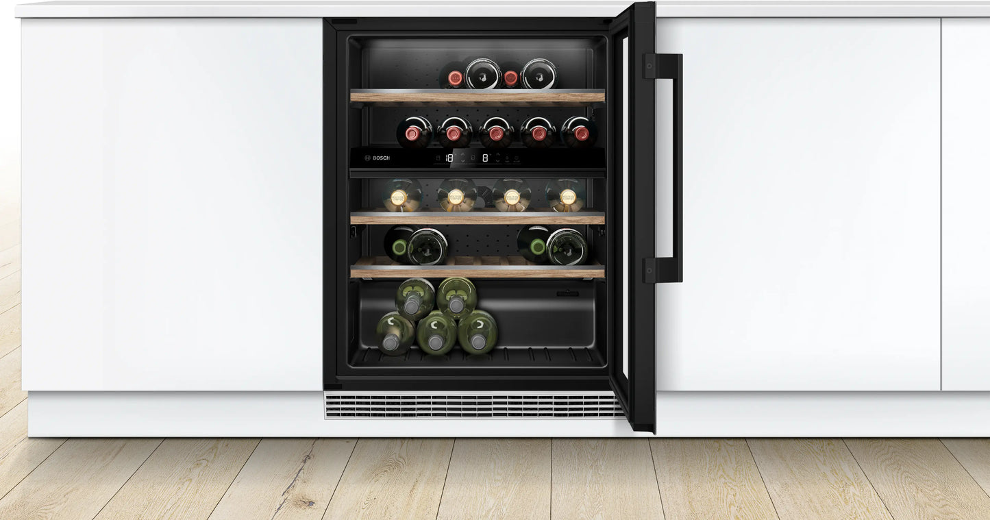 Bosch KUW21AHG0G Series 6, Built-in wine cooler, 81.8 x 59.8 cm