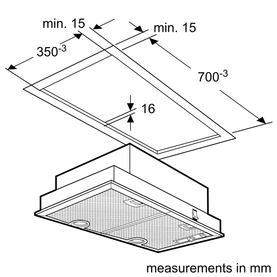 D5855X1GB, Canopy cooker hood