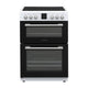 Montpellier MDOC60FW 60cm Ceramic Double Cooker in White