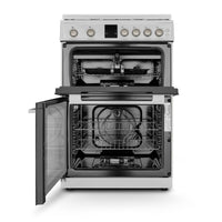 Montpellier MDOG60LW 60cm Double Gas Oven Cooker in White