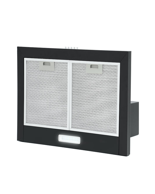 Montpellier MH600BK 60cm Black Chimney Hood