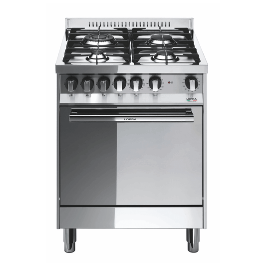 Lofra Maxima 60cm Dual Fuel Range Cooker - Stainless Steel (60010005)