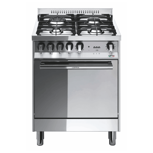 Lofra Maxima 60cm Gas Range Cooker - Stainless Steel (41010054)