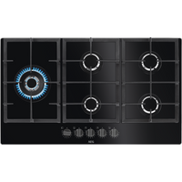 AEG HKB95820NB 6000 Gas on Glass Gas Hob