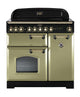 Rangemaster CDL90ECOG/B 90cm Electric Range Cooker - Olive Green