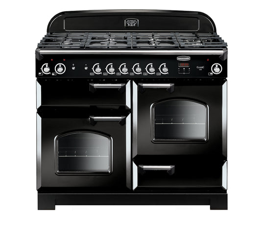 Rangemaster CLA110NGFBL/C 110cm Gas Range Cooker - Black