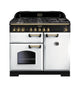 Rangemaster CDL100DFFWH/B 100cm Dual Fuel Range Cooker - White