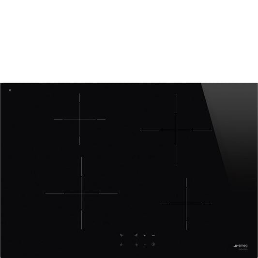 Smeg SI2741DUK 60 cm 13amp Induction Hob, Black Glass