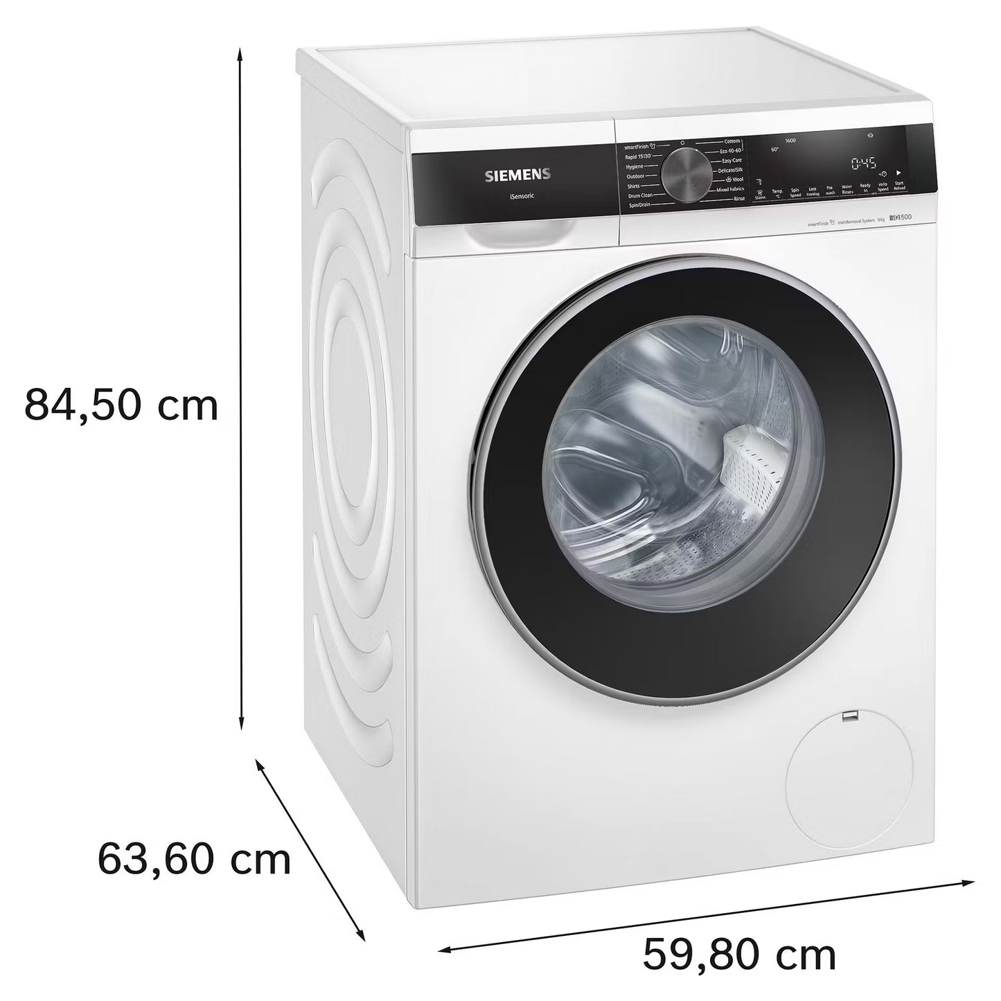 Siemens WG46G2Z4GB 9kg IQ-500 Washing Machine 1600rpm – WHITE