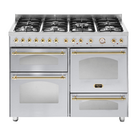 Dolcevita 120 cm Triple Electric Oven Dual Fuel Range Cooker