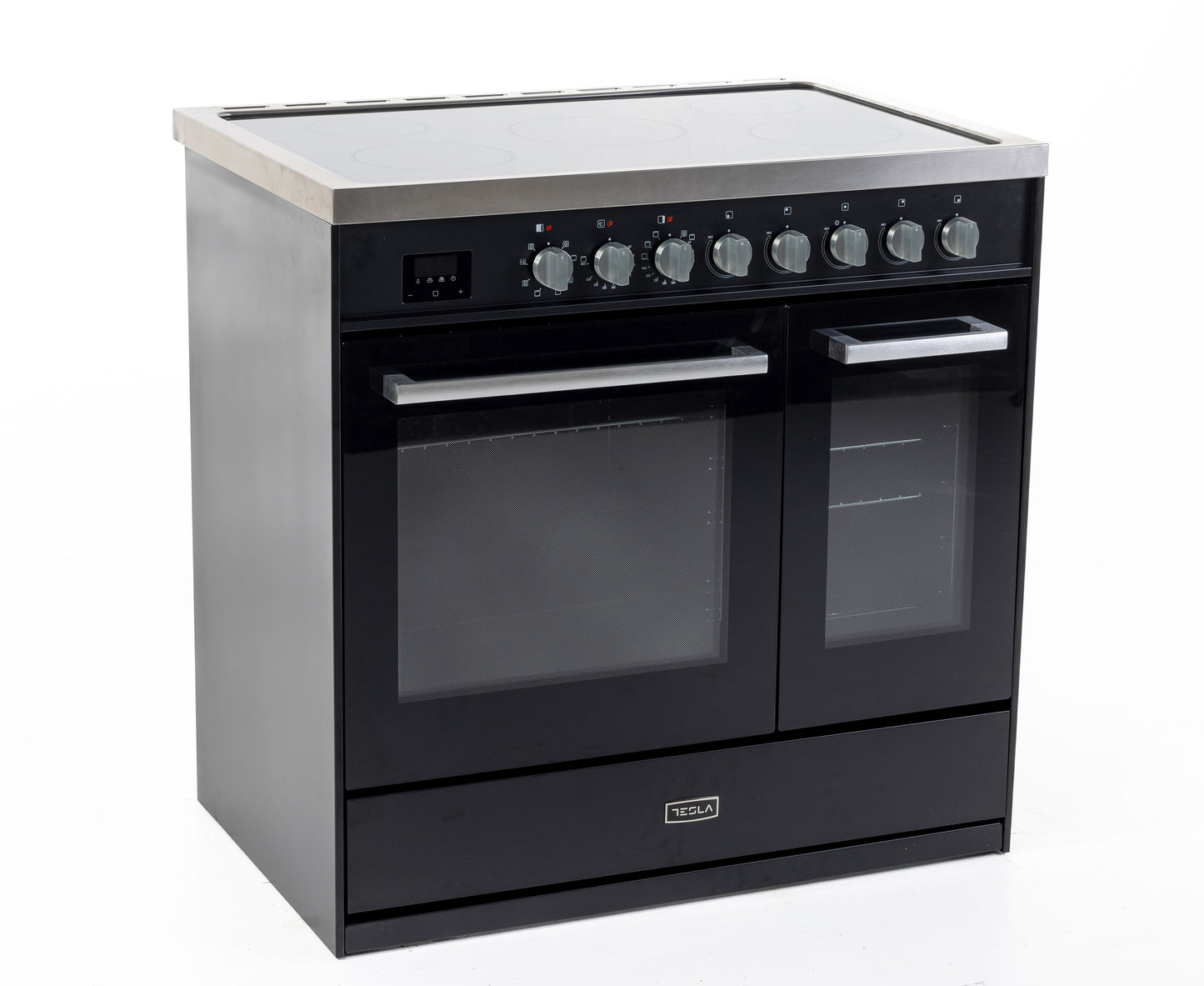 Tesla T90DCRCB/SS 90cm Ceramic Range Cooker