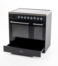 Tesla T90DCRCB/SS 90cm Ceramic Range Cooker