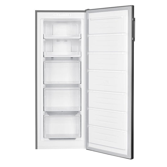 Teknix TFF1435X, 161L Single Door Freezer, Frost Free, Silver
