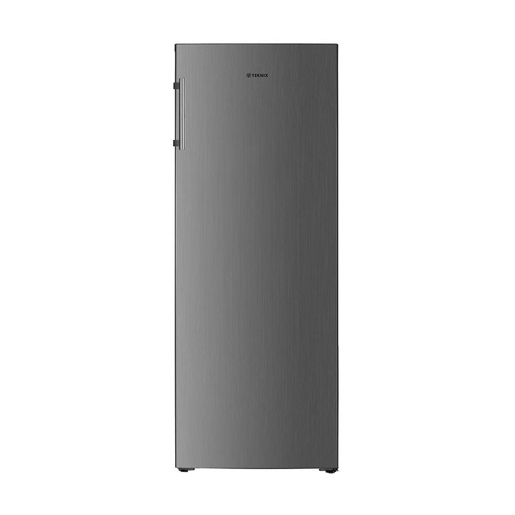 Teknix TFF1435X, 161L Single Door Freezer, Frost Free, Silver