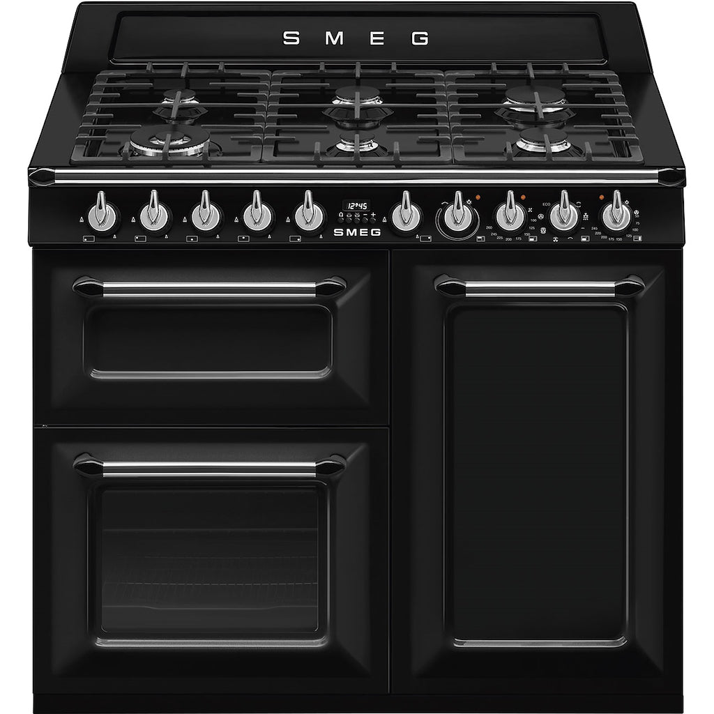 Smeg TR103BL Victoria 100cm Range Cooker with Gas Top