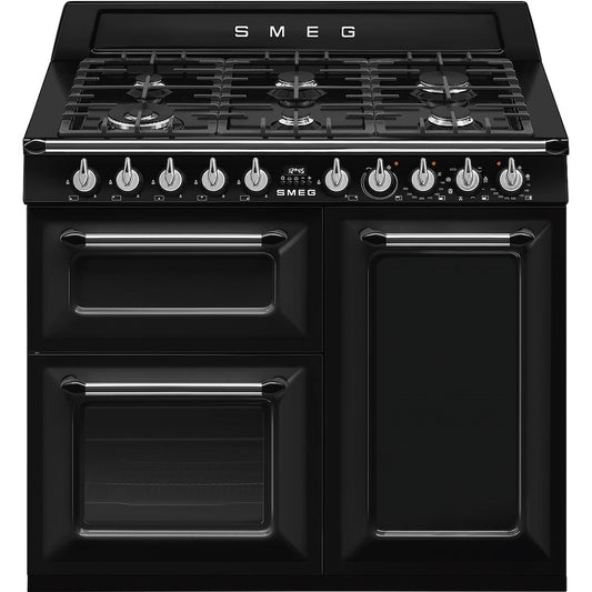 Smeg TR103BL Victoria 100cm Range Cooker with Gas Top