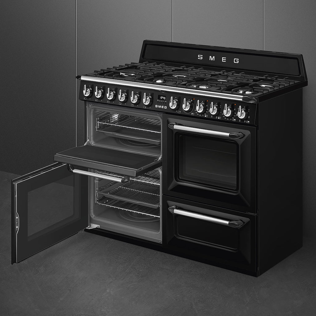 Smeg TR4110BL1 110cm Dual Fuel Range Cooker