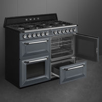 Smeg TR4110GR 110cm Dual Fuel Range Cooker