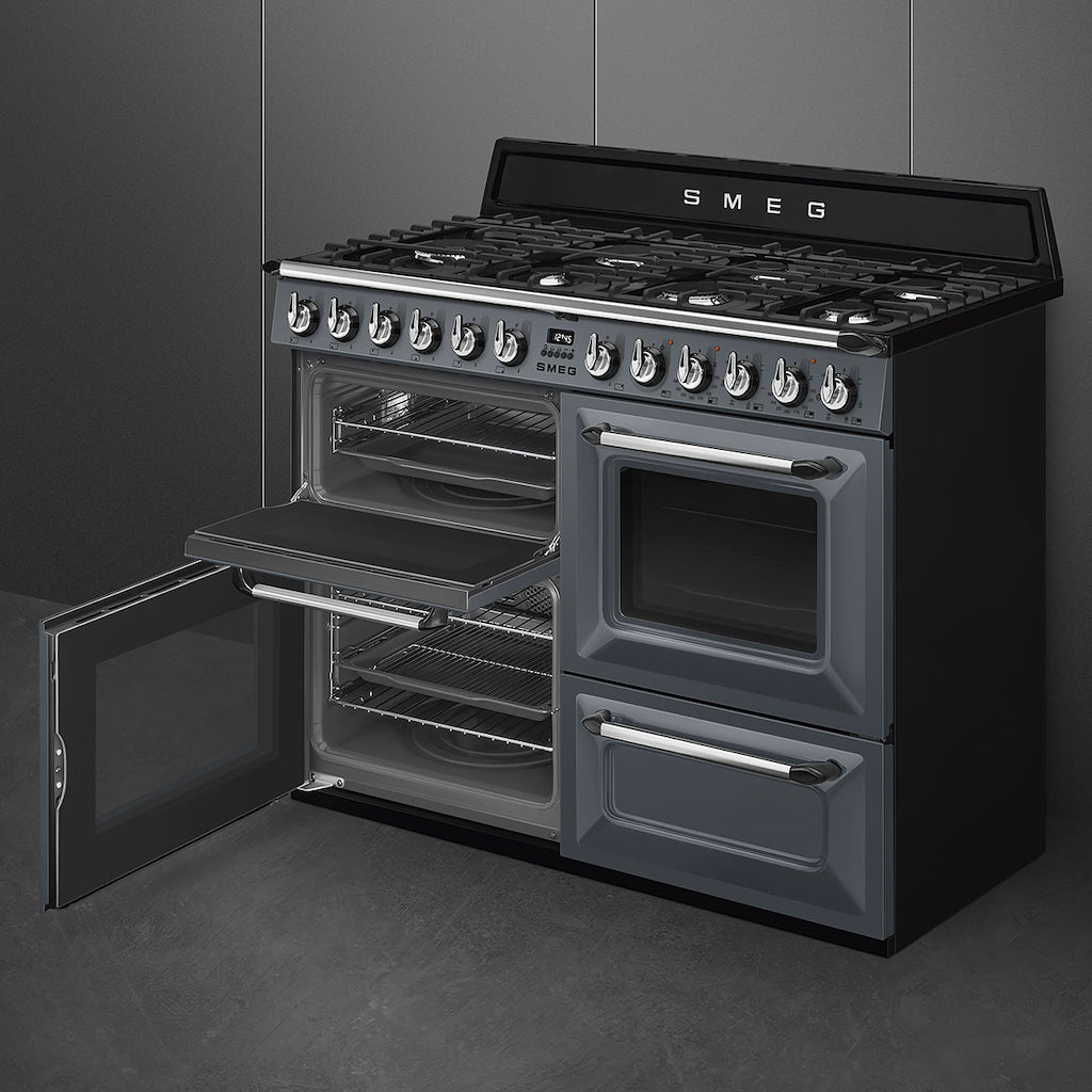 Smeg TR4110GR 110cm Dual Fuel Range Cooker