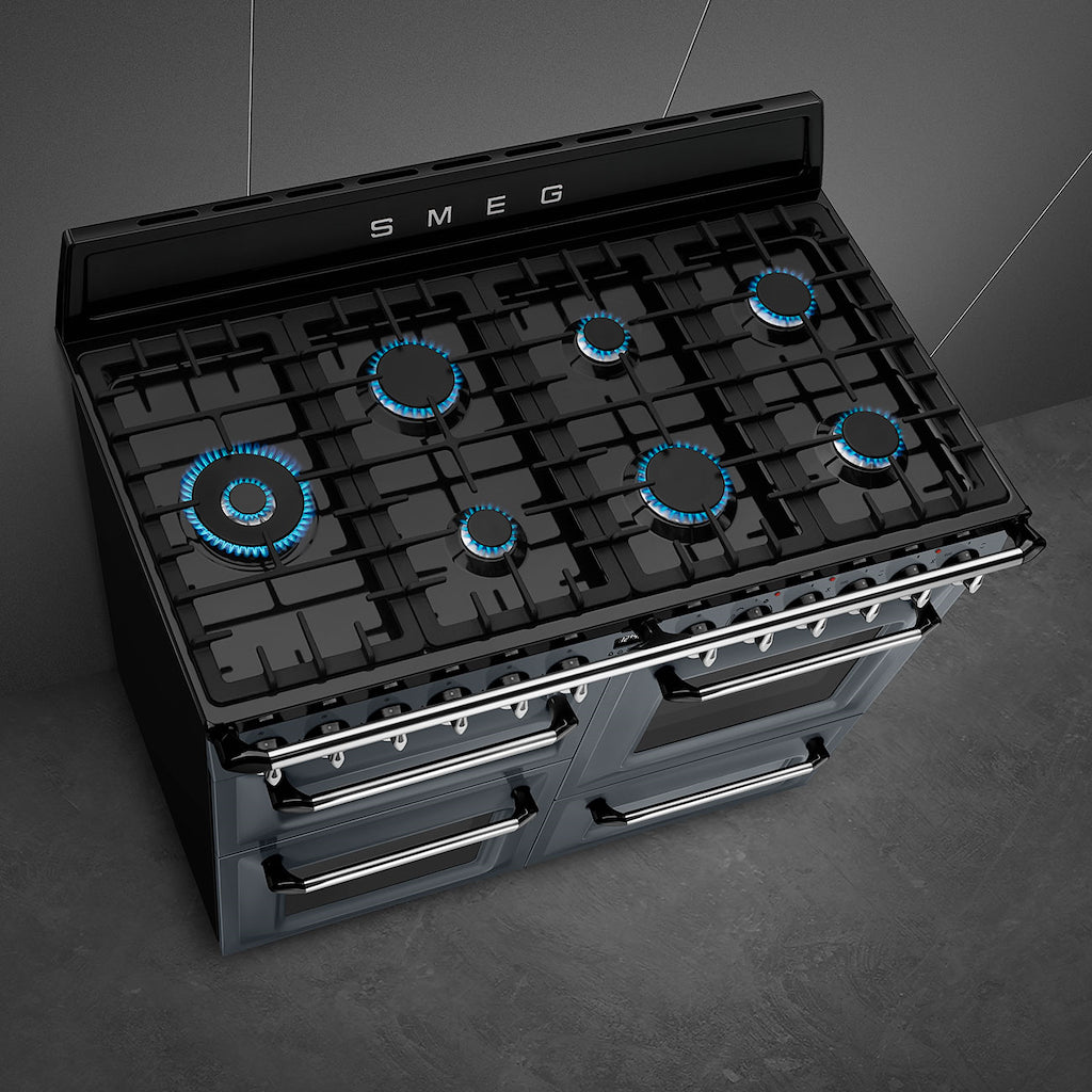 Smeg TR4110GR 110cm Dual Fuel Range Cooker