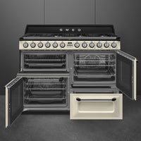 Smeg TR4110P1 110cm Dual fuel Range Cooker