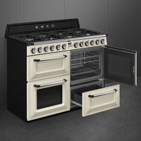 Smeg TR4110P1 110cm Dual fuel Range Cooker