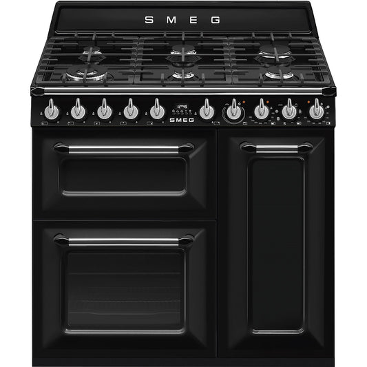 Smeg TR93B Dual Fuel Range Cooker